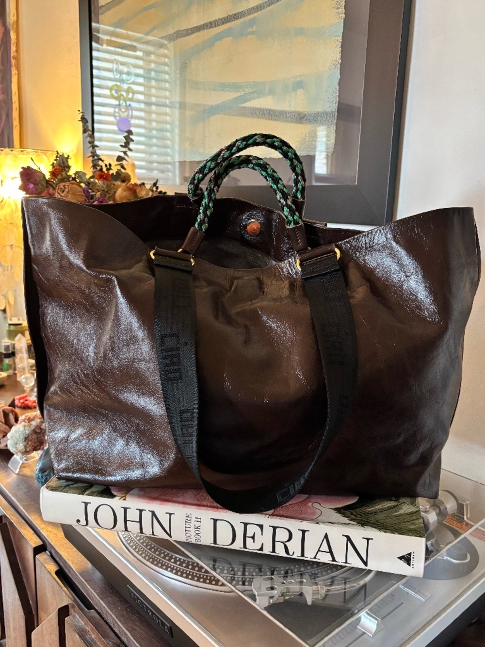Clare V Grande Bateau Tote - MOCHA - EXCELLENT CONDITION - Picture 3 of 11